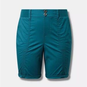 Torrid Deep Teal Women's Cargo Shorts